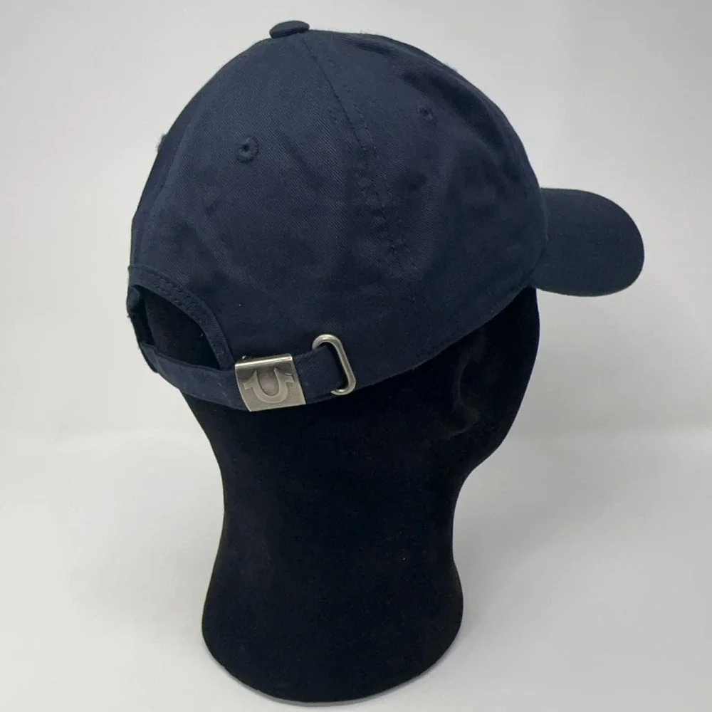 True Religion Baseball Cap Mens Strapback Hat Horseshoe Logo Adjustable One Size